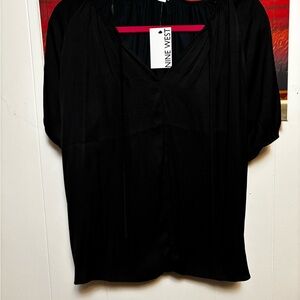 Nine West Elegant Black Blouse